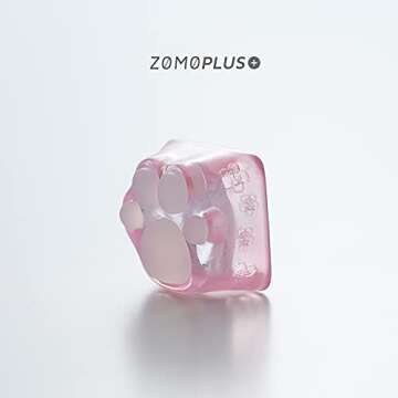 wwkeycaps ZOMO Special Edition 3D Printing Gaming Cat Keycaps Cherry MX keycaps Cats paw ShapeSakura Pink