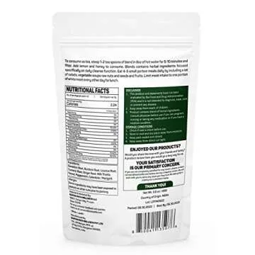 Dandelion Root Tea for Liver Cleanse Detox (pack of 1 85g) with Milk Thistle, Burdock Root, Licorice Root, Ginger Root, Turmeric Root| Helps Boost Immunity & Cleanse