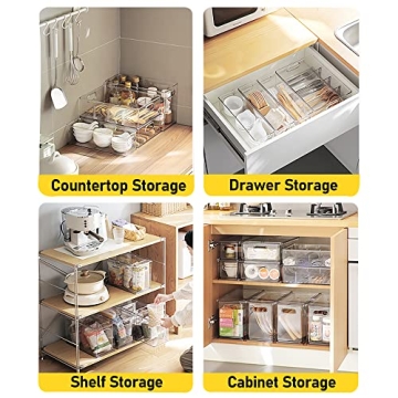 Fridge Organizer Drawer Set for Efficient Kitchen Storage