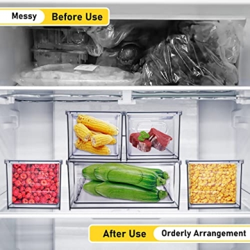 Fridge Organizer Drawer Set for Efficient Kitchen Storage