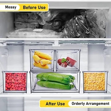 Fridge Organizer Drawer Set for Efficient Kitchen Storage