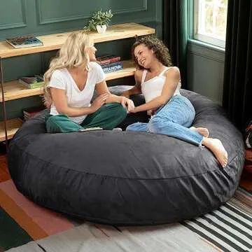 Jaxx 6 Foot Cocoon Large Bean Bag Chair for Adults