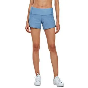 Women's Workout Athletic Running Sports Shorts with Mesh Liner & Pocket on Waist Band