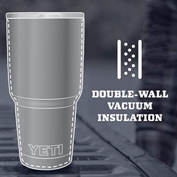YETI Rambler 30 oz Stainless Steel Vacuum Insulated Tumbler w/MagSlider Lid, White