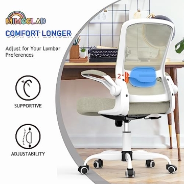 Ergonomic Mesh Home Office Chair with Lumbar Support