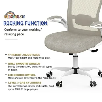 Ergonomic Mesh Home Office Chair with Lumbar Support