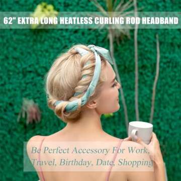 Heatless Velvet Hair Curlers for Effortless Overnight Curls