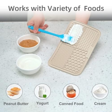 MateeyLife 2PCS Large Lick Mat for Dogs - Feed and Calm