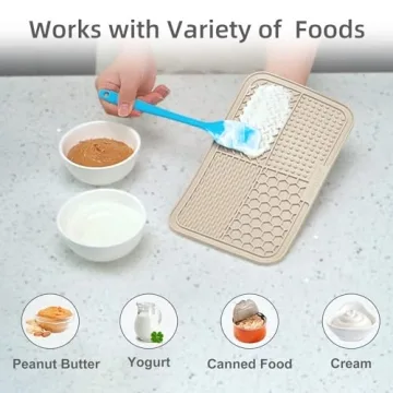 MateeyLife 2PCS Large Lick Mat for Dogs - Feed and Calm