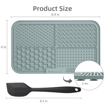 MateeyLife 2PCS Large Lick Mat for Dogs - Feed and Calm