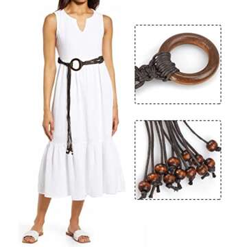 Suyi Boho Braid Belt - Stylish Adjustable Women's Belt