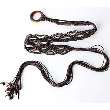 Suyi Boho Braid Belt - Stylish Adjustable Women's Belt