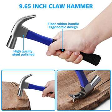 jar-owl 21V Cordless Drill and Household Tool Set