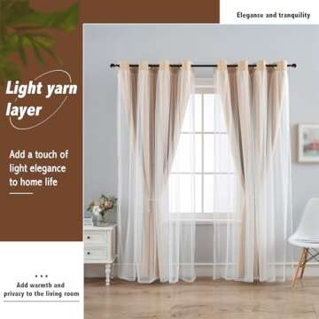 Anytime Double Layer Curtains