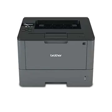 Brother Monochrome Laser Printer, HL-L5200DW, Wireless Networking, Mobile Printing, Duplex Printing, Amazon Dash Replenishment Ready, Black, 2.3