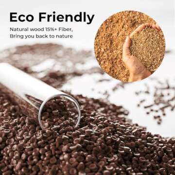 AMOLEN 3D Printing Filament Dark Wooden Rainbow Color Change Printer Filament PLA 1KG Spool 1.75mm 1.75mm Dry Rose Wood/Ebony/Burgundy/Walnut 1KG/2.2lb Fit Most FDM and Printer Pen Tigerwood