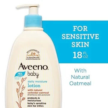 Aveeno Baby Lotion Hypoallergenic Fragrance-Free Sensitive Skin