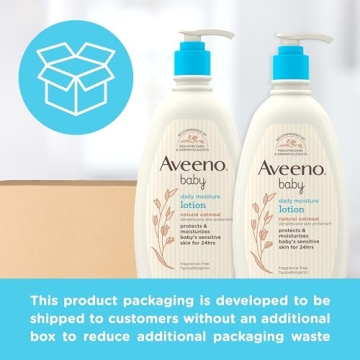 Aveeno Baby Lotion Hypoallergenic Fragrance-Free Sensitive Skin