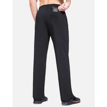 BALEAF Men's Fleece Lined Pants for Winter Workouts