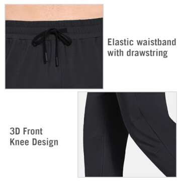 BALEAF Men's Fleece Lined Pants for Winter Workouts