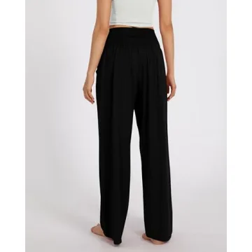 ODODOS Women's Wide Leg Lounge Pants with Pockets