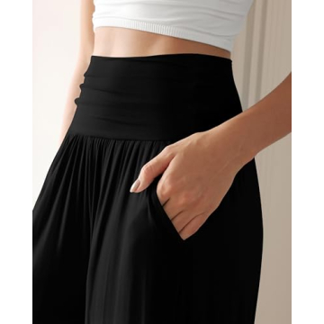 ODODOS Women's Wide Leg Lounge Pants with Pockets