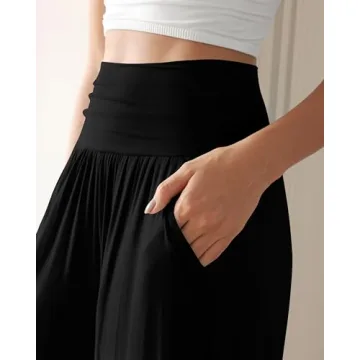 ODODOS Women's Wide Leg Lounge Pants with Pockets