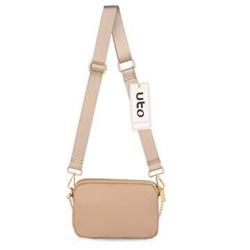 UTO Small Crossbody Bags for Women 3 in 1 Trendy Belt Purse Fashion Designer Mini Cute Sling Fanny Chest Pack