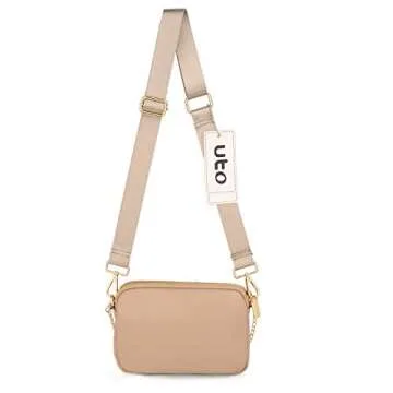 UTO Small Crossbody Bags for Women 3 in 1 Trendy Belt Purse Fashion Designer Mini Cute Sling Fanny Chest Pack