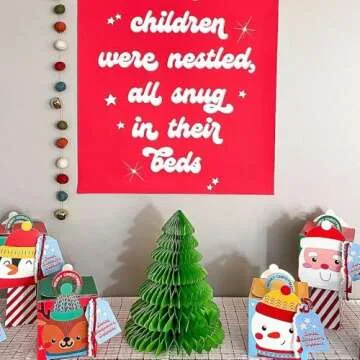 Unique Christmas Tree Honeycomb Centerpiece for Festive Decor