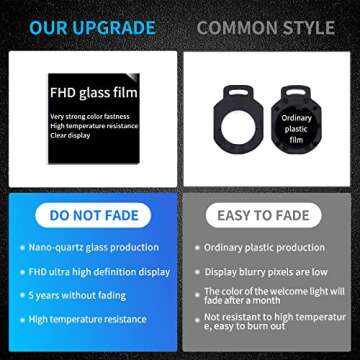 2 Pcs Non-Fading MB Door Light Logo, Projector Welcome Lamp Door Light Puddle Lights Kit Compatible with Accessories W221 S Class 2008 2013 S500 S350 S63 S65 (S Class, W221 2006–2013)