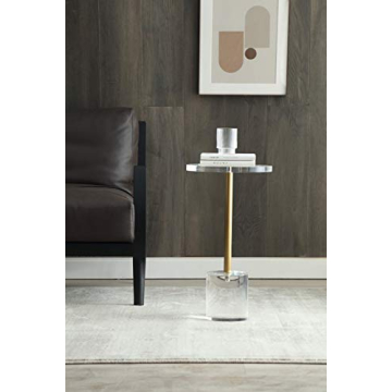 Artmaze Clear Acrylic End Table for Modern Living Spaces