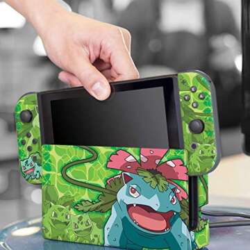 Nintendo Switch Bulbasaur Skin Set for Ultimate Protection