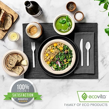 Ecovita Eco-Friendly Compostable Plates – 150 Count!