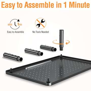 ELIVED Adjustable Monitor Stand Riser for Ergonomic Comfort