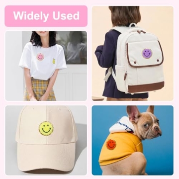 HSCSO Smile Face Patches | Fun Glitter Accessories