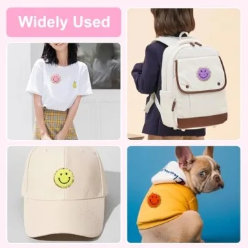 HSCSO Smile Face Patches | Fun Glitter Accessories