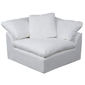 Sunset Trading White Modular Performance Sectional Sofa