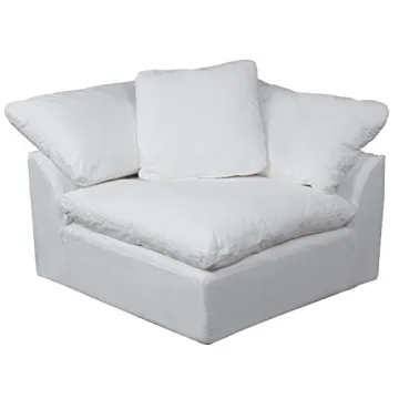 Sunset Trading White Modular Performance Sectional Sofa