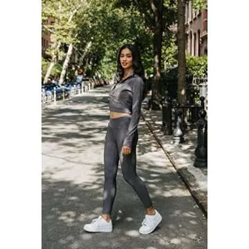 90 Degree Women's Ribbed Half Zip Jacket - Stylish & Versatile