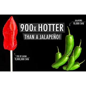 Toe of Satan Lollipop for Extreme Spicy Challenge