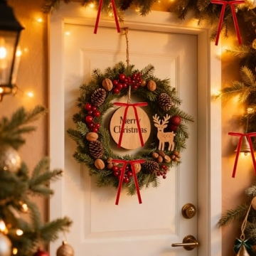 36 Pcs Velvet Christmas Tree Bows - 5x7 Inch Bows for Festive Decor