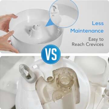 Humidifiers Easy to Clean,Essential Oil Diffuser, Colorful Night Light,Ultrasonic Top Fill Cool Mist Humidifiers for Bedroom Baby Plants,Ultra Quiet,Last up to 20 Hrs,1.6L,Levoair