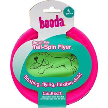 Chuckit! Petmate Booda Tail-Spin Flyer Floating Dog Frisbee, Multi, 10-Inch