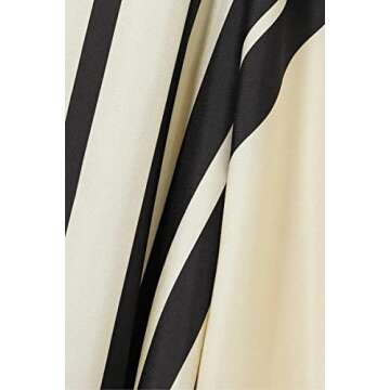 Modest Wear Women Soft Satin Silk Printed Kaftan,Kurta,Beach Party wear Kaftan,Luxury Silk Caftan Silk top Regular wear Kaftan Fancy Dress (Black and White)