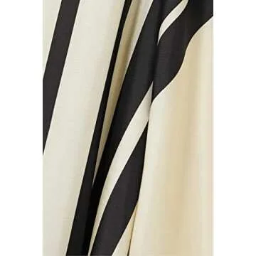 Modest Wear Women Soft Satin Silk Printed Kaftan,Kurta,Beach Party wear Kaftan,Luxury Silk Caftan Silk top Regular wear Kaftan Fancy Dress (Black and White)