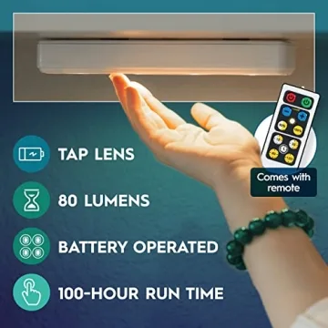 Brilliant Evolution Stick On Touch Wireless Lights - 2 Pack