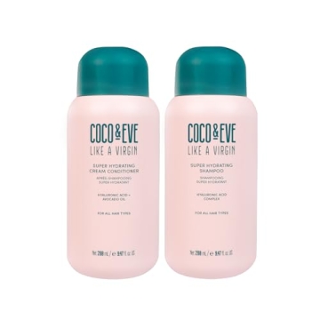 Coco & Eve Like a Virgin Shampoo & Conditioner Bundle Set - Natural, Sulfate free Hair Care with Arg...