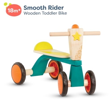 B. Toys Smooth Rider - Wooden Ride On Bike for Toddlers