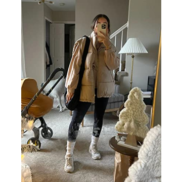 Stylish Springrain Womens Oversized Puffer Vest for Winter